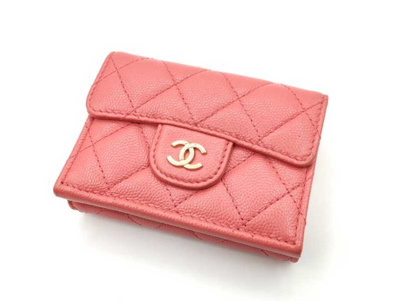 シャネル買取 マトラッセ コンパクトウォレット